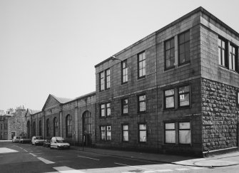 Aberdeen, Millburn Street, Crown Street, Corporation Electricity Works
General view from  south west of west side of works (fronting onto Crown Street)