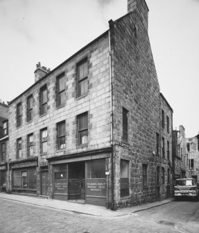 Aberdeen, 39-43 Queen Street.
General view of No's 39-43, gable end of former theatre on right.