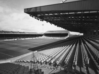 Aberdeen, Pittodrie Street, Pittodrie Park Stadium.
General view of interior of ground from South-West.