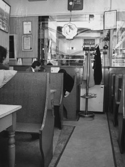 Aberdeen, 3 Rose Street, West End Soda Fountain, Interior.
General view of rear section from East.