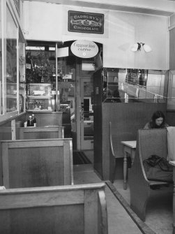 Aberdeen, 3 Rose Street, West End Soda Fountain, Interior.
General view of rear section from West.