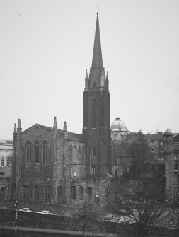 Aberdeen, East South and West U.F Churches.
General view of Churches from South-West, labelled in pencil below identifying West Church..