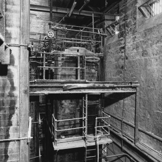 Aberdeen, Links Road, Sandilands Chemical Works, interior.
View of fresh water scrubber which washes out sulphuric dioxide fumes from superphosphate dens.