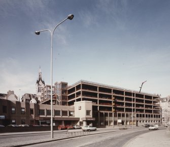 Aberdeen, Shiprow, Multistorey Car Park.
General view from South from Virginia Street.