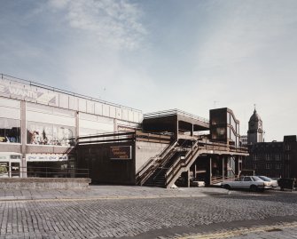 Aberdeen, Shiprow, Multistorey Car Park.
General view of access staircase from North-West.
