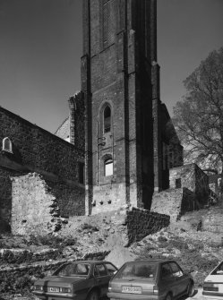 Aberdeen, Schoolhill, East, West and South Churches.
General view from South-West (Denburn Road) with West Church under demolition.