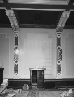 Aberdeen, 3 Skene Terrace, The Cinema House, interior.
General view of East wall.