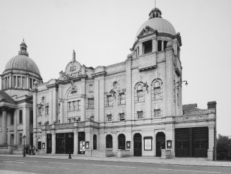 Aberdeen, Rosemount Viaduct, His Majesty's Theatre.
General view of exterior from South-East.