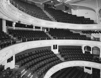Aberdeen, Rosemount Viaduct, His Majesty's Theatre.
Interior, auditorium, view from box at dress circle level.