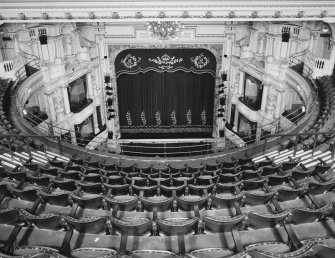 Aberdeen, Rosemount Viaduct, His Majesty's Theatre.
Interior, auditorium, view from balcony to South.