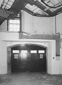 Aberdeen, Rosemount Viaduct, His Majesty's Theatre.
Interior, backstage area, view of scenery entrance.