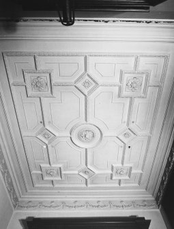 Aberdeen, 91-93 Union Street, North British and Mercantile Co Ltd, interior
Detail of ceiling in ground floor manager's room.