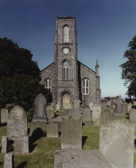 Aberdeen, St. Clemnt's Street, St. Clements (East) Church.
General view of Church and Churchyard.