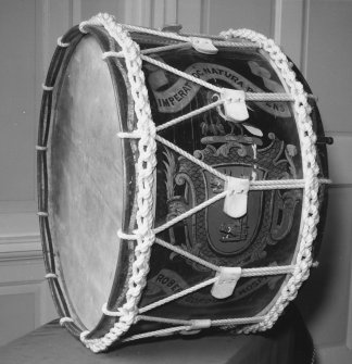 Interior. View of painted drum.