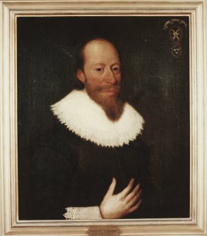 Interior. View of portrait.