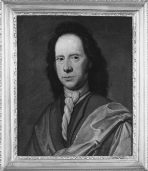 Interior. View of portrait.