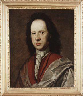 Interior. View of portrait.
