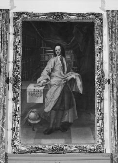 Interior. View of portrait.