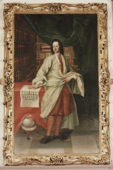 Interior. View of portrait.