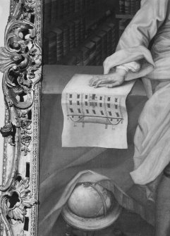 Interior. Detail of portrait.