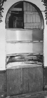 Aberdeen, Virginia Street, interior
Detail of shelved niche in North wall of West apartment on first floor.