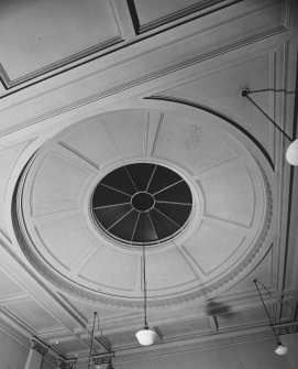 Aberdeen, Union Street, Music Hall, interior
View of square room ceiling and dome.