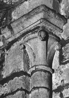 Aberdeen, North and East Church of St Nicholas, interior
Detail of West jab capital in North transept window.