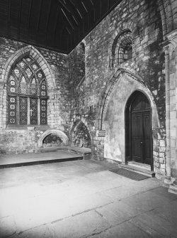 Aberdeen, North and East Church of St Nicholas, interior
View of North transept and stained glass window from South West.