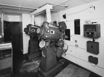 Aberdeen, 114-120 union Street, Queen's Cinema, interior
View of projection room from North West.