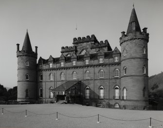 Inveraray Castle.
View of North-East facade.