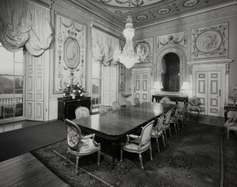 Inveraray Castle, interior.
General view of dining room, from West corner.