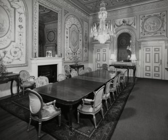 Inveraray Castle, interior.
General view of the dining room from South corner.