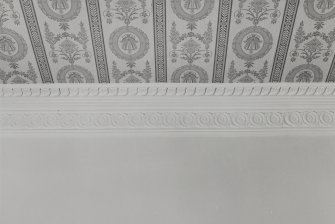 Inveraray, Old Rectory, interior.
View of dining room cornice.