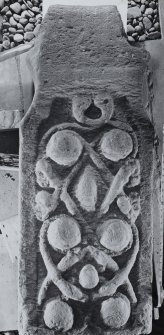 Iona, St Oran's Cross. 
View of upper arm (?) side B.