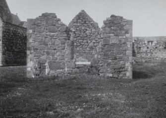 Iona, Iona Abbey, interior.
View of St Michael's Chapel from East.
