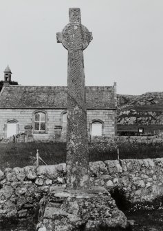 Iona, MacLean's Cross. 
General view of East face.