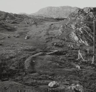 Iona, general.
View of turf dyke from South.