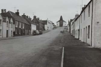 Main Street, Bowmore, Islay.
General view from North including Kilarrow Parish Church.