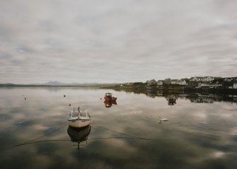 Islay, Bowmore
General view from SW across harbour, with the Paps of Jura in the background