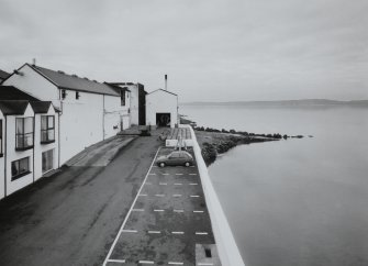 Bowmore Distillery
Elevated view from NE along NW (seaward) side of the distillery