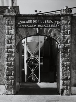 Bunnahabanainn Distillery, Islay.
View of courtyard entrance, facing North East and seaward.