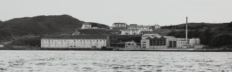 Caol Ila, Islay.
General view from North West of seaward front.