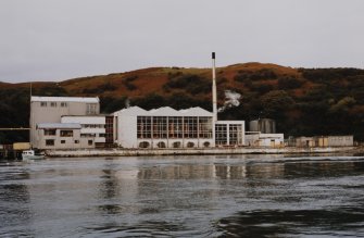 Islay, Caol Ila Distillery.
View from SE (from sea) of still house