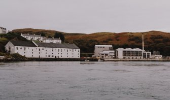 Islay, Caol Ila Distillery.
General view of distillery from E (from sea)