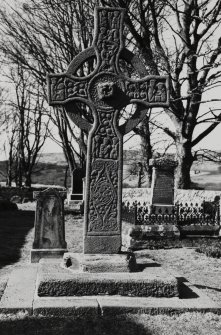 Cross, Kildalton Church.
View of North East side, West face.