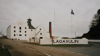 Lagavulin Distillery
General view of distillery from W