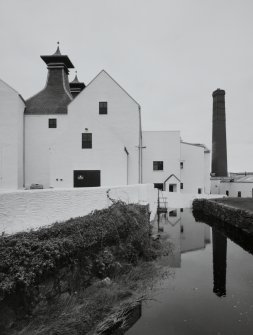 Lagavulin Distillery
Detailed view of distillery from W, with lade in foreground and kilns, still house and boilerhouse chimney in background