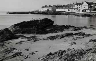 Port Charlotte, Islay.
General view from North across beach and bay.
