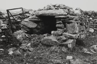 Islay, Orsay Island, St Oran's Chapel.
Detail of Hugh McKay's Grave.