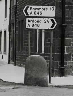 Port Ellen, Charlotte Street, General
Detail of stone bollard at junction of Charlotte Street and Frederick Crescent